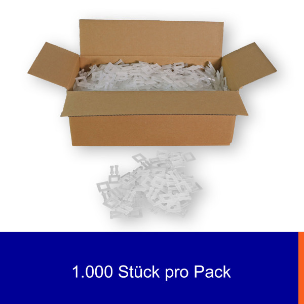 KUNSTSTOFFSCHNALLEN für Umreifung