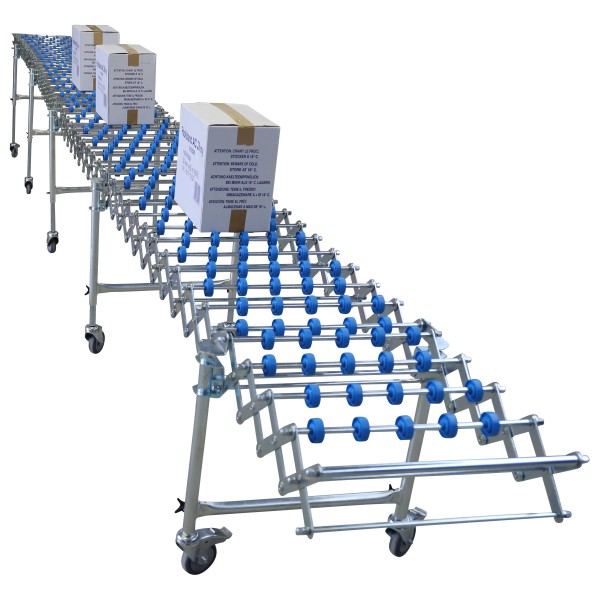 Scherenröllchenbahn mit Kunstoffröllchen