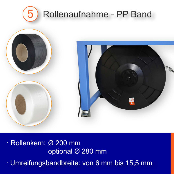 EP-202 halbautomatische Umreifungsmaschine
