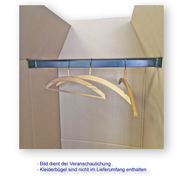 600x500x1350mm zweiwellige Kartonagen | Kleiderkarton Garderobe groß
