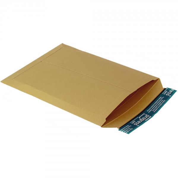 Versandtasche aus stabiler Vollpappe DIN C4 | braun