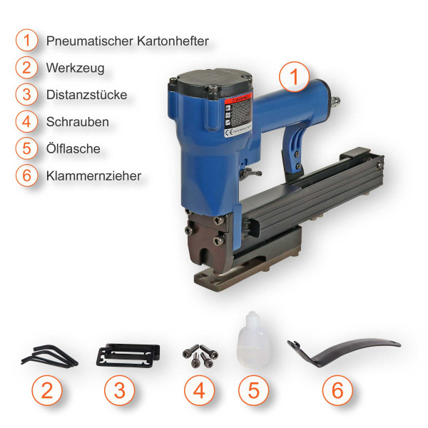 Kartonheftzange Pneumatisch | SP-2432