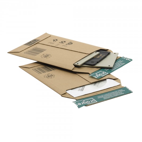 Disk-Pack aus extrem stabiler Wellpappe | braun