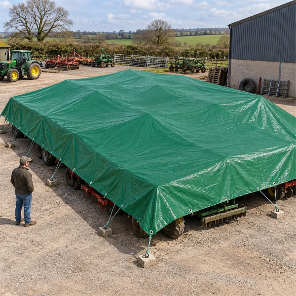 Bändchengewebeplane 10x14m