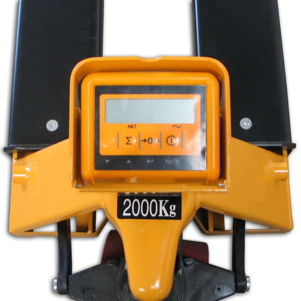 Gabelhubwagen mit Präzisionswaage