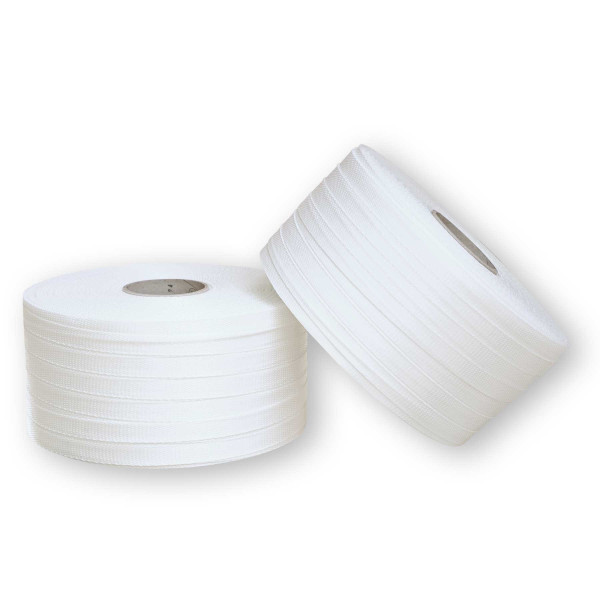 25mm * PES Textilband * 1.250kg * 400m * kreuzgewebt