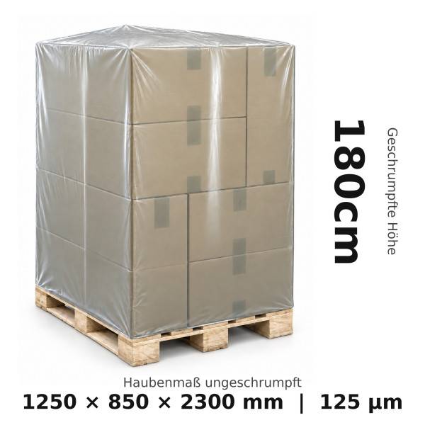 LDPE-Schrumpfhauben 1250x850mm