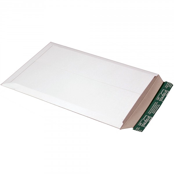 Versandtasche aus stabiler Vollpappe DIN A3 | weiß