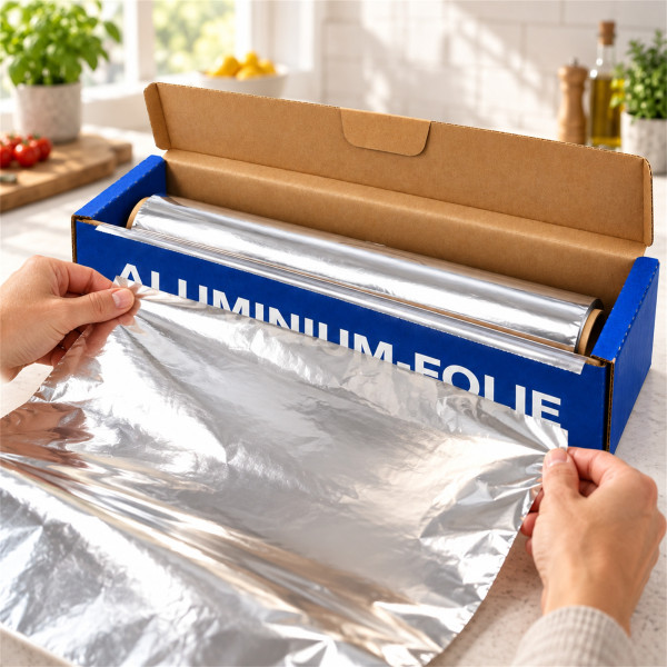 Alufolie in Abrißbox 45cm x 150m