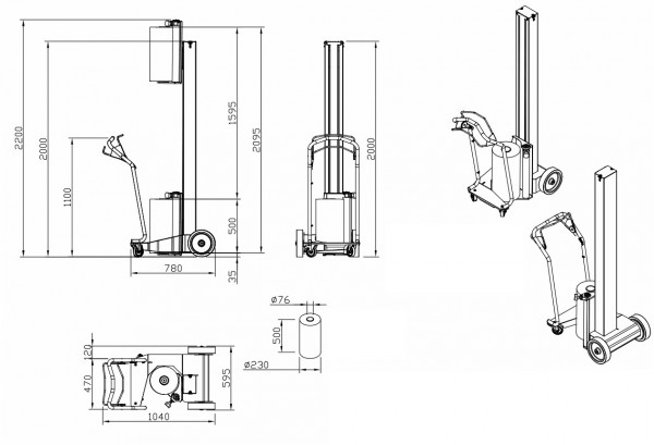 Mobiler Stretchwickler - Runner