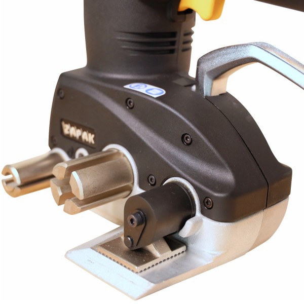 Spanngerät + Band + Klammern (+ Abroller) = SET