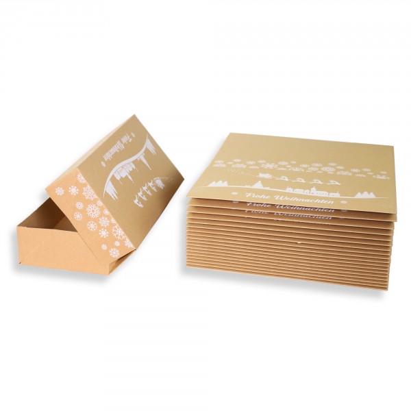 Geschenk- und Stollenkarton "Frohe Weihnachten" | 380×175×80mm
