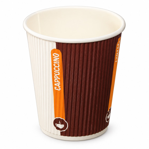 Kaffeebecher doppelwandig Pappe | bedruckt | 300ml